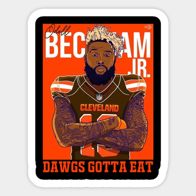 Odell Beckham Player Sticker by Dewper